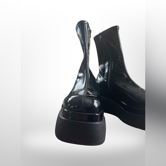 Spring Mars Vegan Leather Platform Boots - Picture 8 of 13